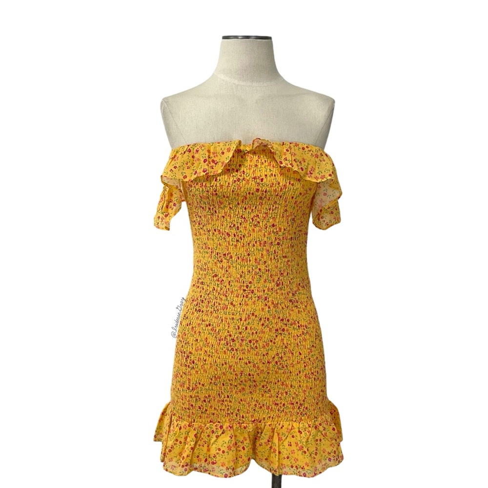 Lovers + Friends- Cendall Floral Mini Dress Medium - Picture 1 of 11